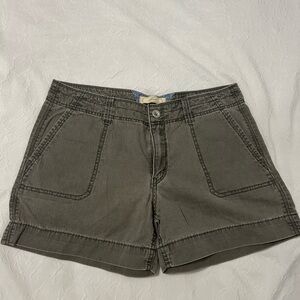 Olive Green Women's Shorts